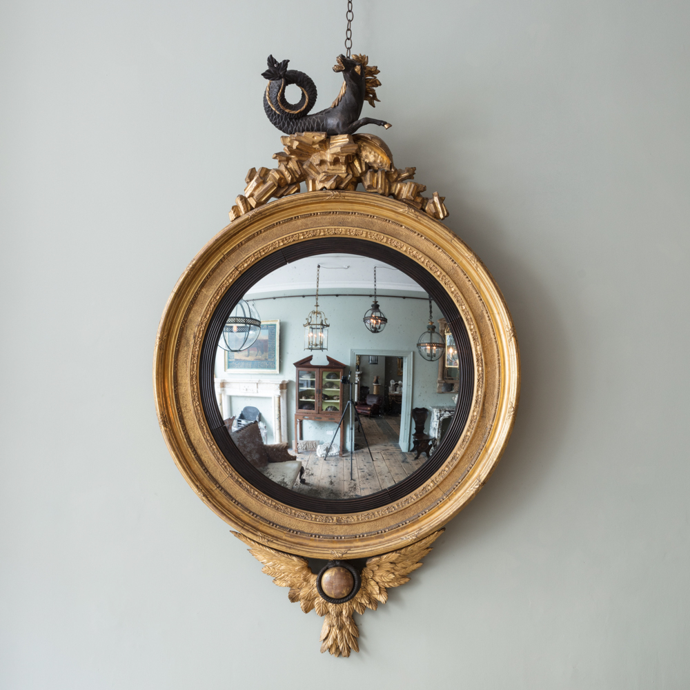 Regency Convex Mirror