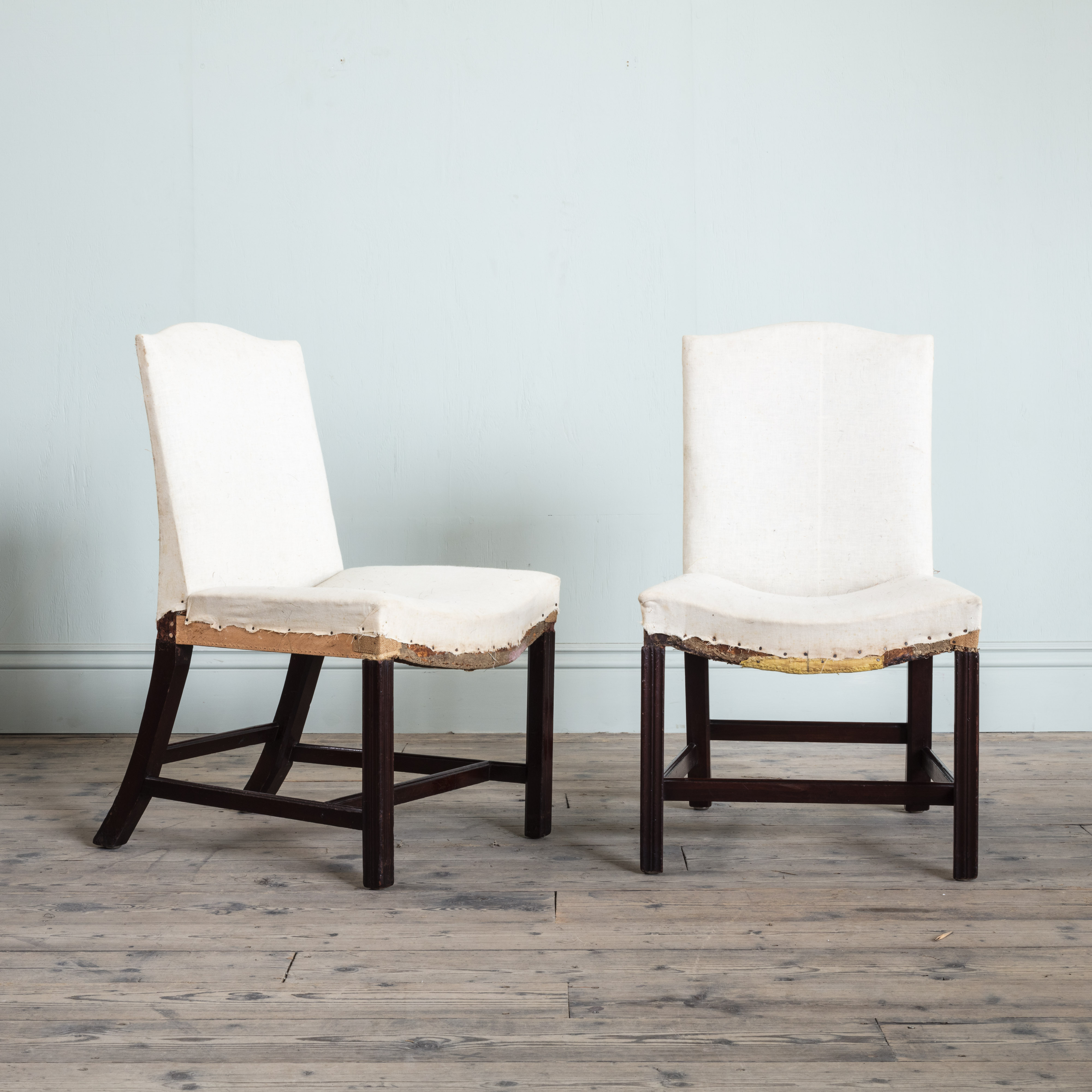 A Set Of Fourteen George Iii Mahogany Dining Chairs Hawker