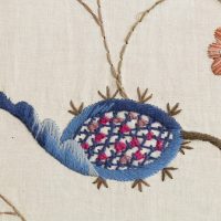 A Pair of Late 17th Century 'Tree of Life' Crewelwork Bed Hangings ...
