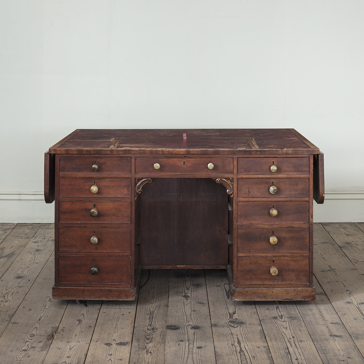 A George IV Mahogany Kneehole Desk HAWKER Antiques